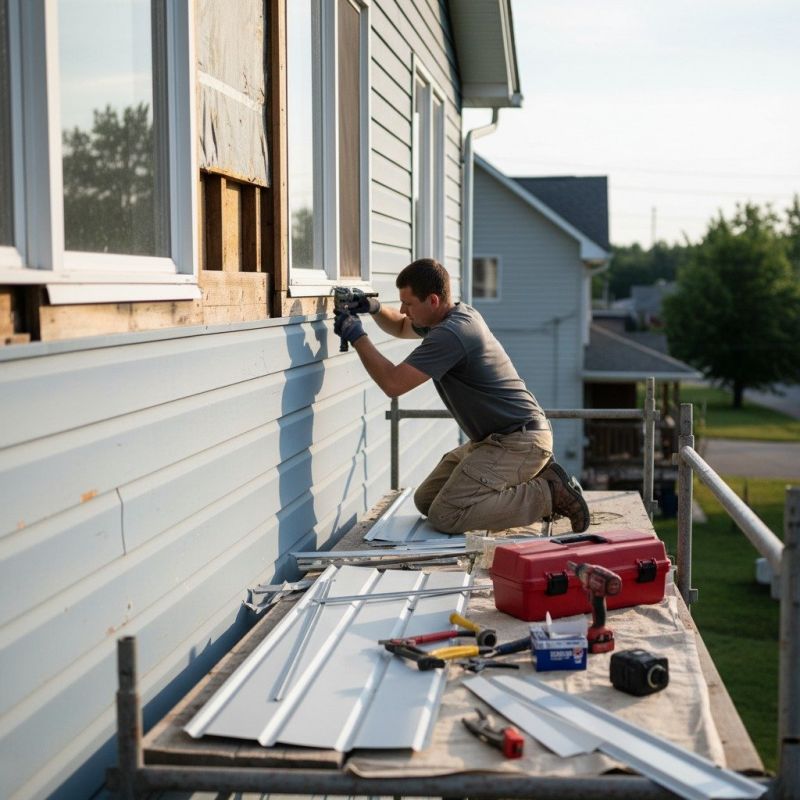 Dutch Lap Siding Repair